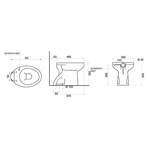 Sanit - Bidet - Behälter - MEGART