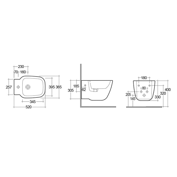 Hänge - Bidet One - MEGART