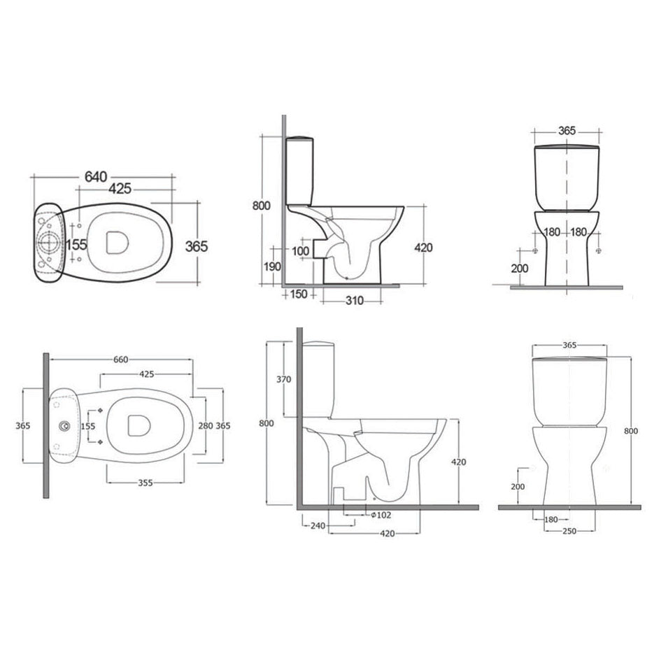 Rimloses Monoblock - Behälter Morning - MEGART