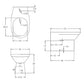 Wandnaher Bidet Gelso - MEGART