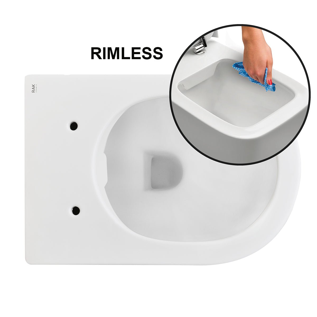 Feeling Wand - WC, Rimless mit versteckter Befestigung - MEGART