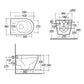 Feeling Wand - WC, Rimless mit versteckter Befestigung - MEGART