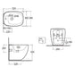 Illusion Back - to - Wall - Bidet mit versteckter Befestigung - MEGART