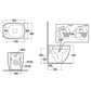 Illusion Wand - WC, Rimless mit versteckter Befestigung - MEGART