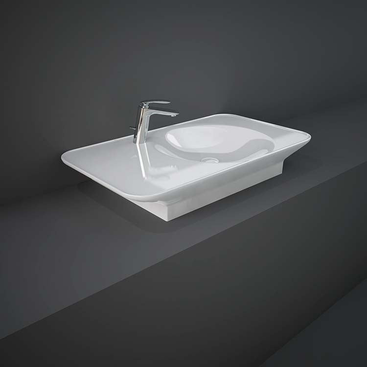 Valet 92 cm Wandwaschbecken, Ablage links - MEGART