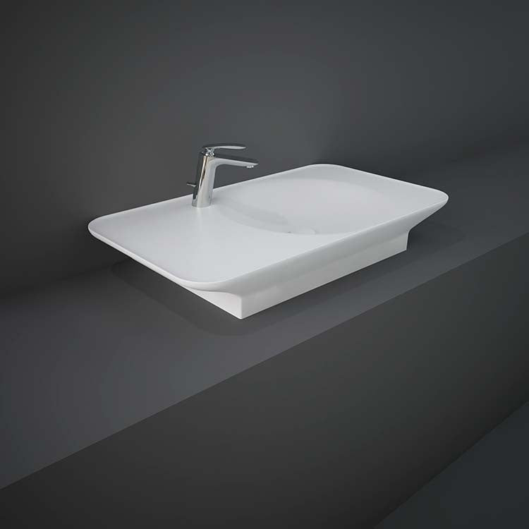 Valet 92 cm Wandwaschbecken, Ablage links - MEGART