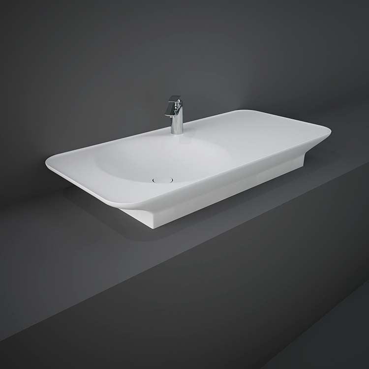 Valet - Wandwaschbecken, 112 cm, Ablage rechts - MEGART