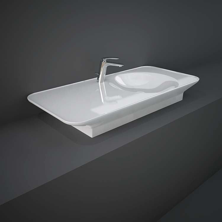 Valet 112 cm Wandwaschbecken, Ablage links - MEGART