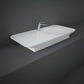 Valet 112 cm Wandwaschbecken, Ablage links - MEGART