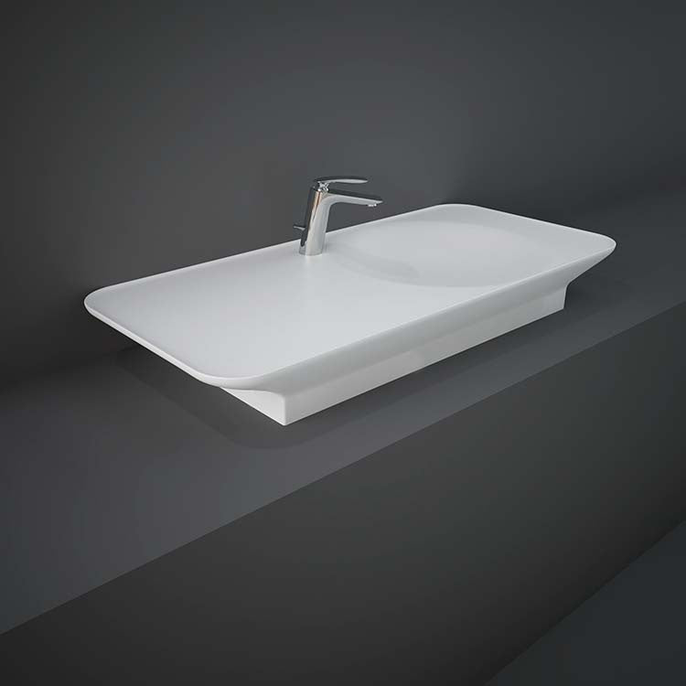 Valet 112 cm Wandwaschbecken, Ablage links - MEGART