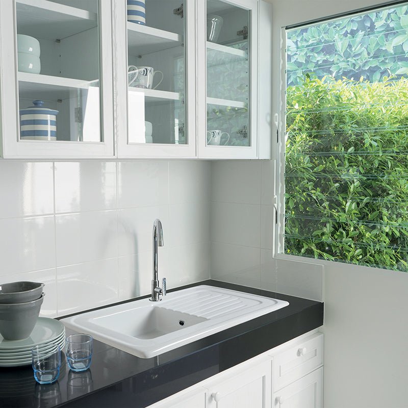 Einbauwaschbecken Aus Keramik Modell C280 Mit 1 Becken 90 X 50 - MEGART