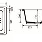 Einbau - Keramikspüle Modell C281 Mit 2 Becken 116 X 50 - MEGART