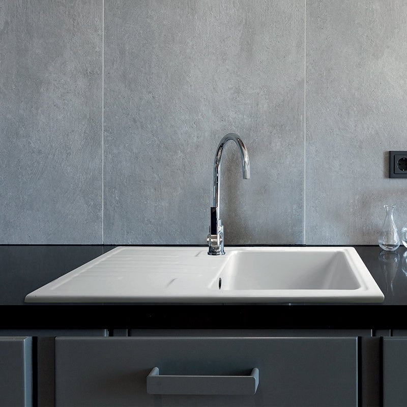 Einbau - Keramikspüle Modell C282 Mit 1 Becken 86 X 50 - MEGART