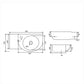 Wandwaschbecken Mod. Lp961 Cm 63 X 28.5 - MEGART