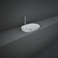 Ovaler Einbauwaschtisch ohne Loch Variante 50 x 36 cm - MEGART