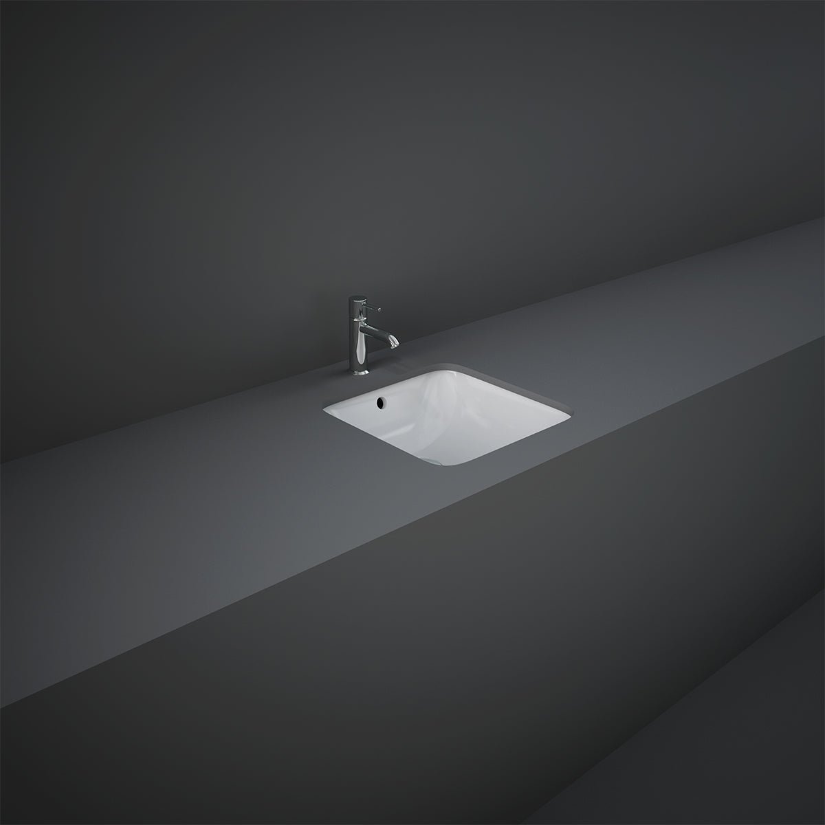 Variant Quadratisches Unterbauwaschbecken 41X41 cm - MEGART