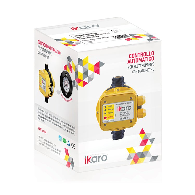 Systemdruck Automatische Steuerung Für Pumpe Mit Manometer Presscontrol - MEGART