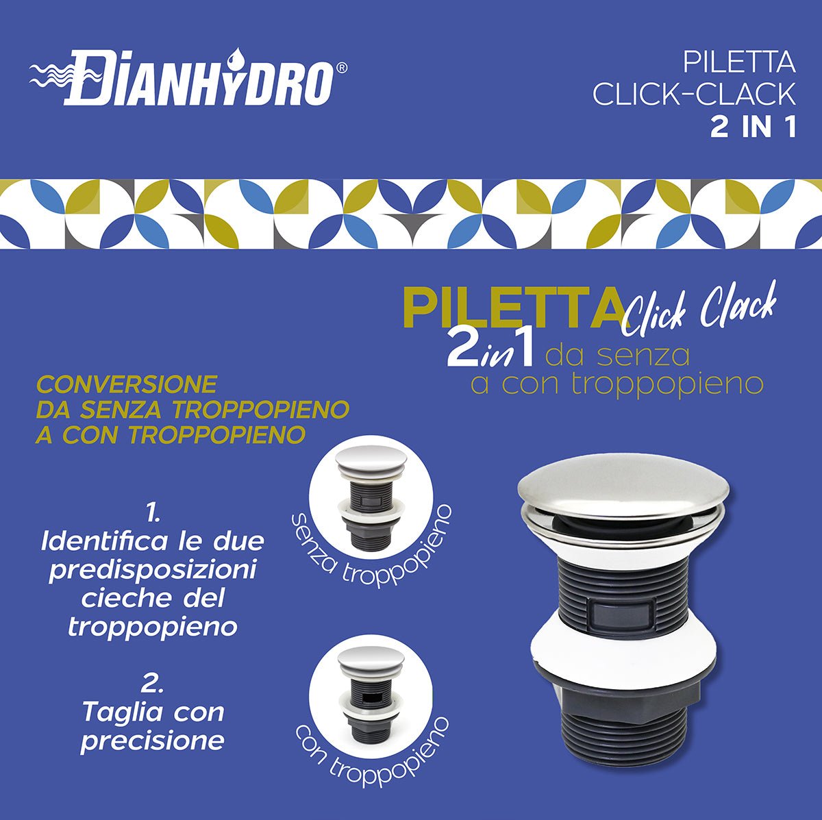Click - Clack - Auslass 2 In 1 - MEGART