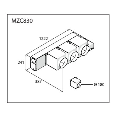 Plenum Mit Motorisierter Klappe 830 Und Vmhi Steuerung - MEGART