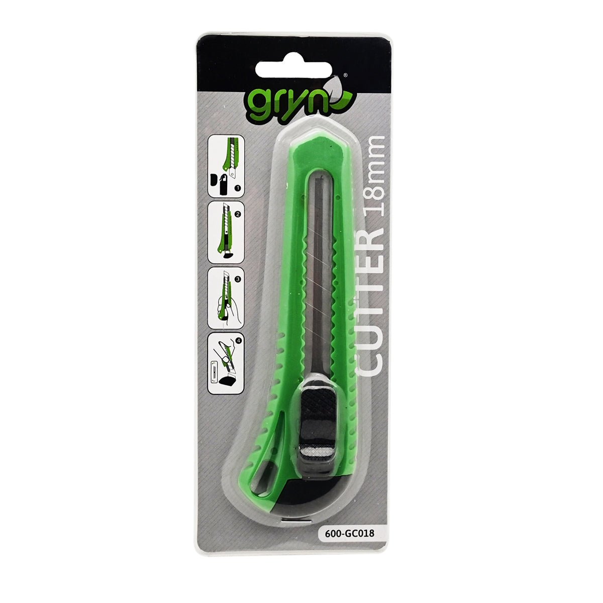 Cutter Gryn 18Mm Mit Rutschfestem Griff - MEGART