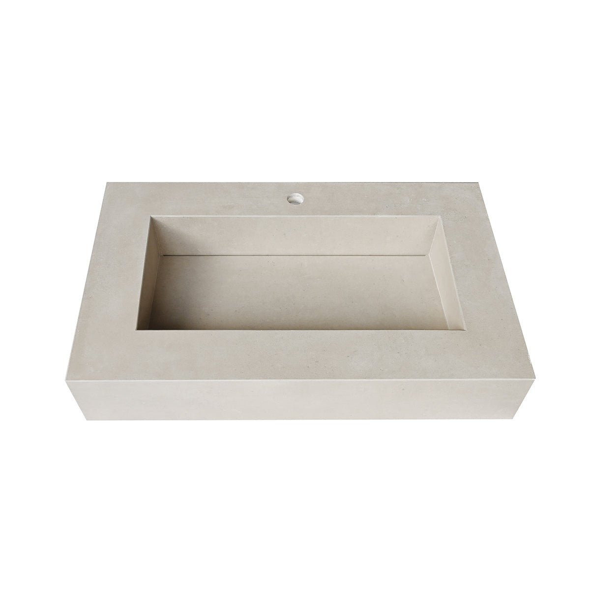 Top - Waschbecken Mit Sublimem Wasserfallboden - MEGART