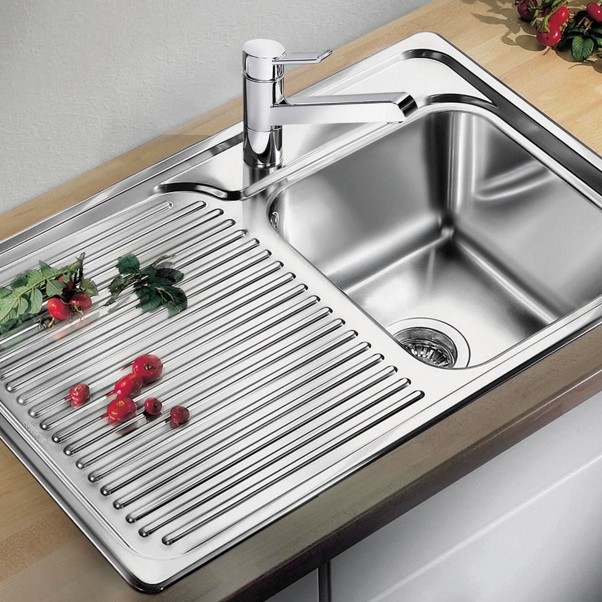 BLANCO CLASSIC 40 S Edelstahl Seidenglanz Becken rechts - MEGART
